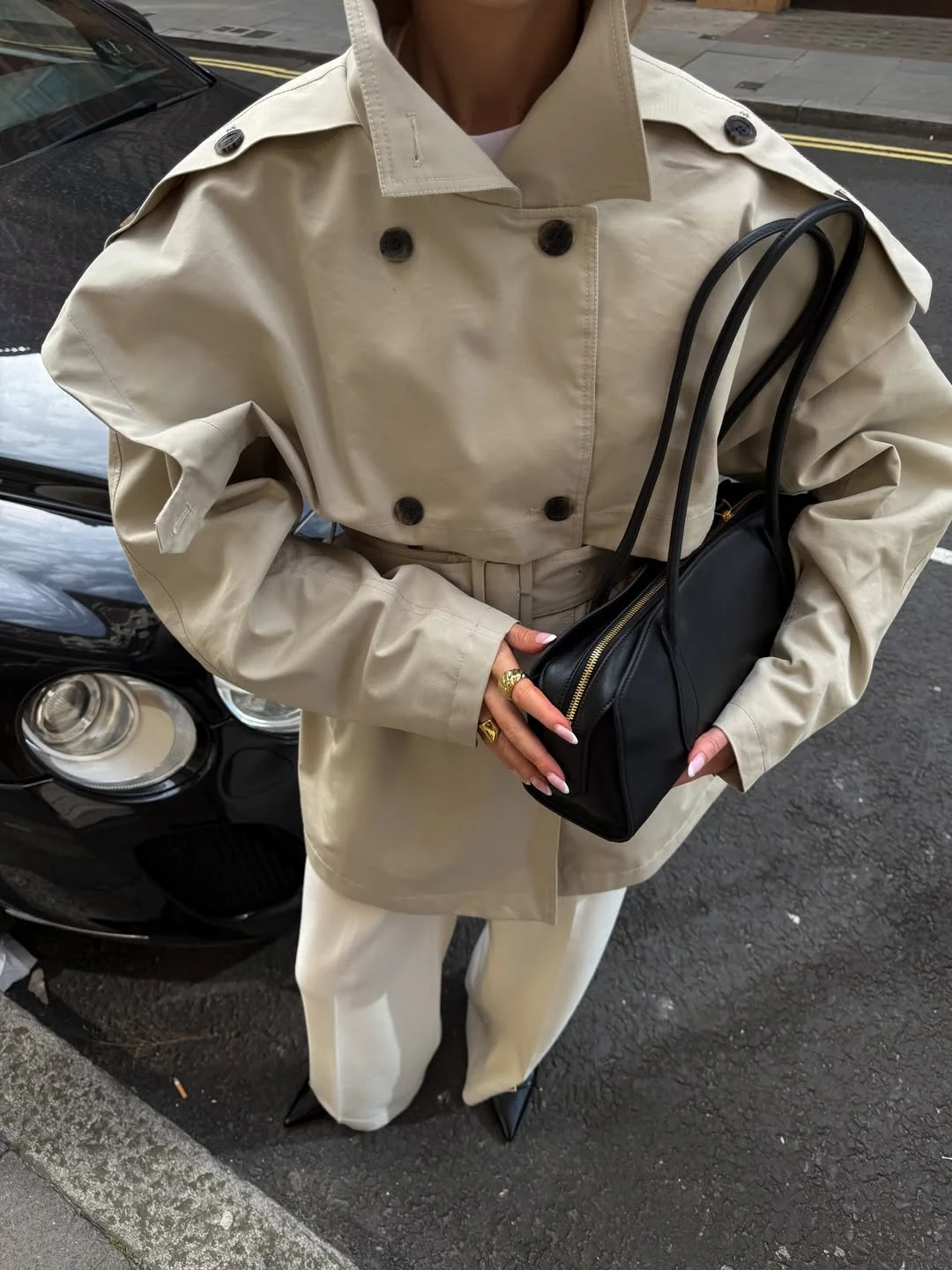 fall outfits with coat 2026 Modern Cropped Trench Jackets for Effortless Minimalism