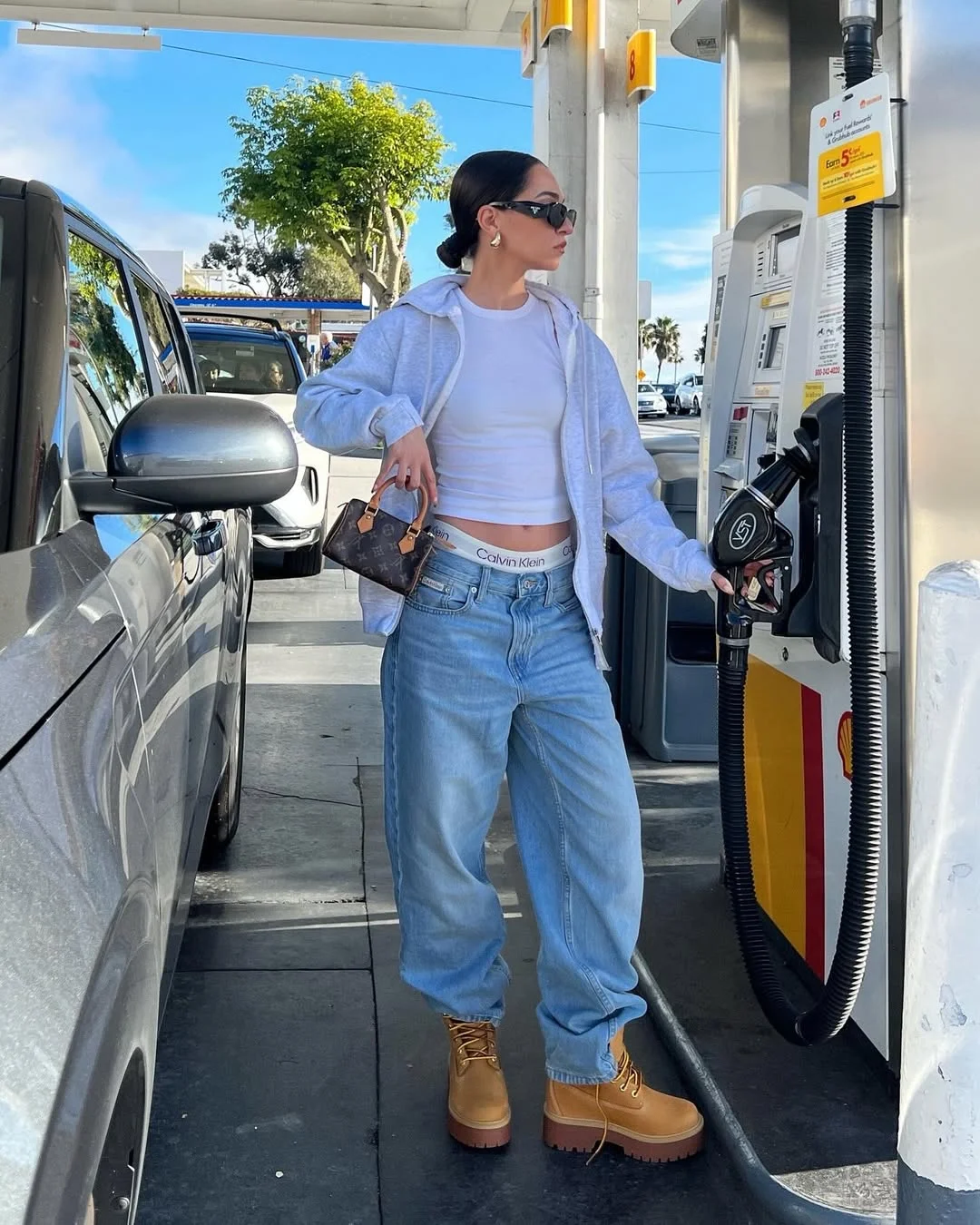 fall outfits with jeans 2026 Relaxed Denim and Hiking Boots for Everyday Errands
