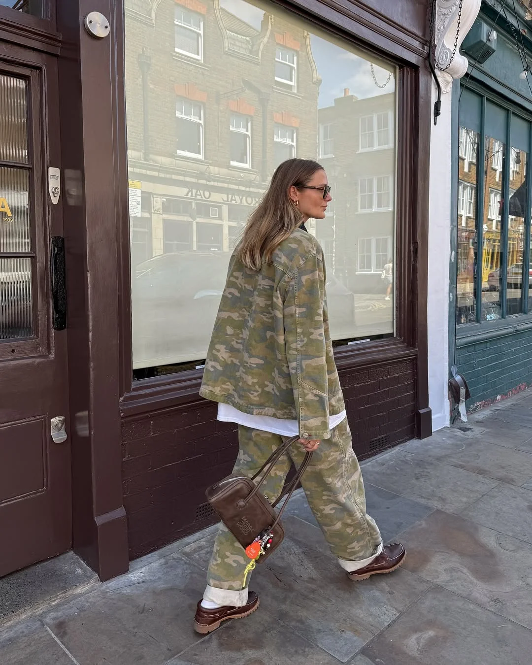 fall outfits with jeans jacket 2026 Modern Camouflage Layers with Utility Appeal