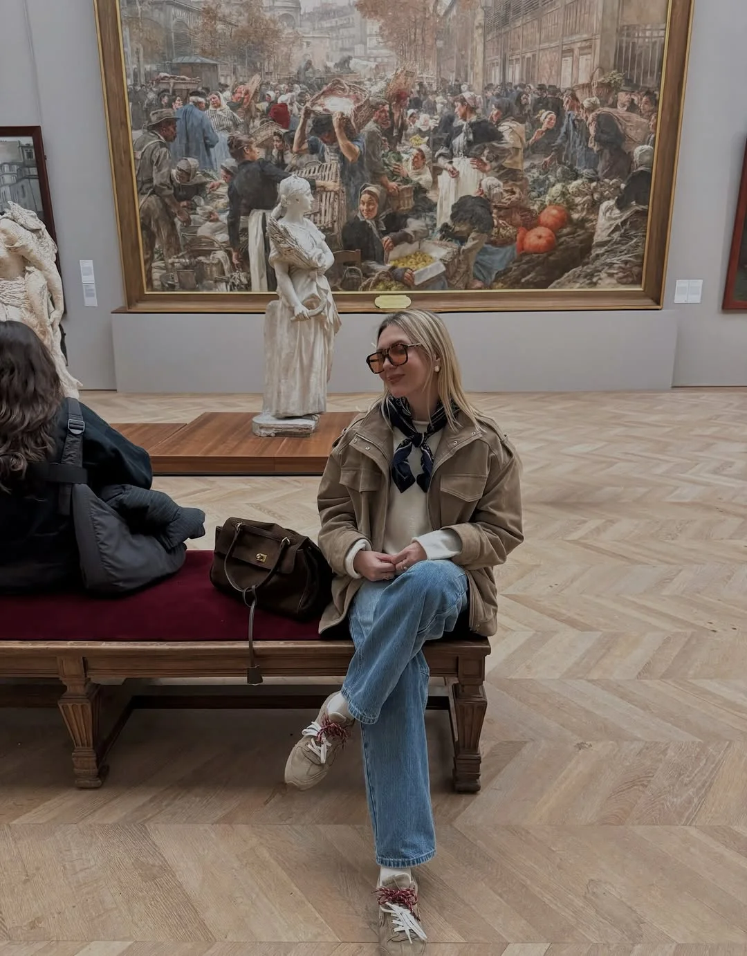 fall outfits with sneakers and jeans 2026 Museum Day Layers with Denim and Vintage-Inspired Sneakers