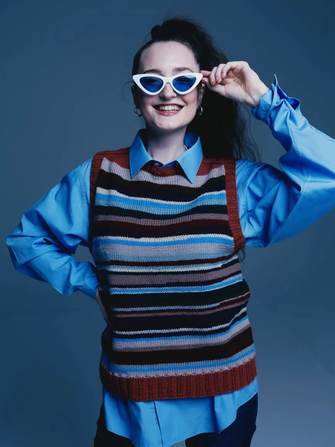 fall outfits with vests 2026 Striped Sweater Vests Bring Personality to Everyday Layers