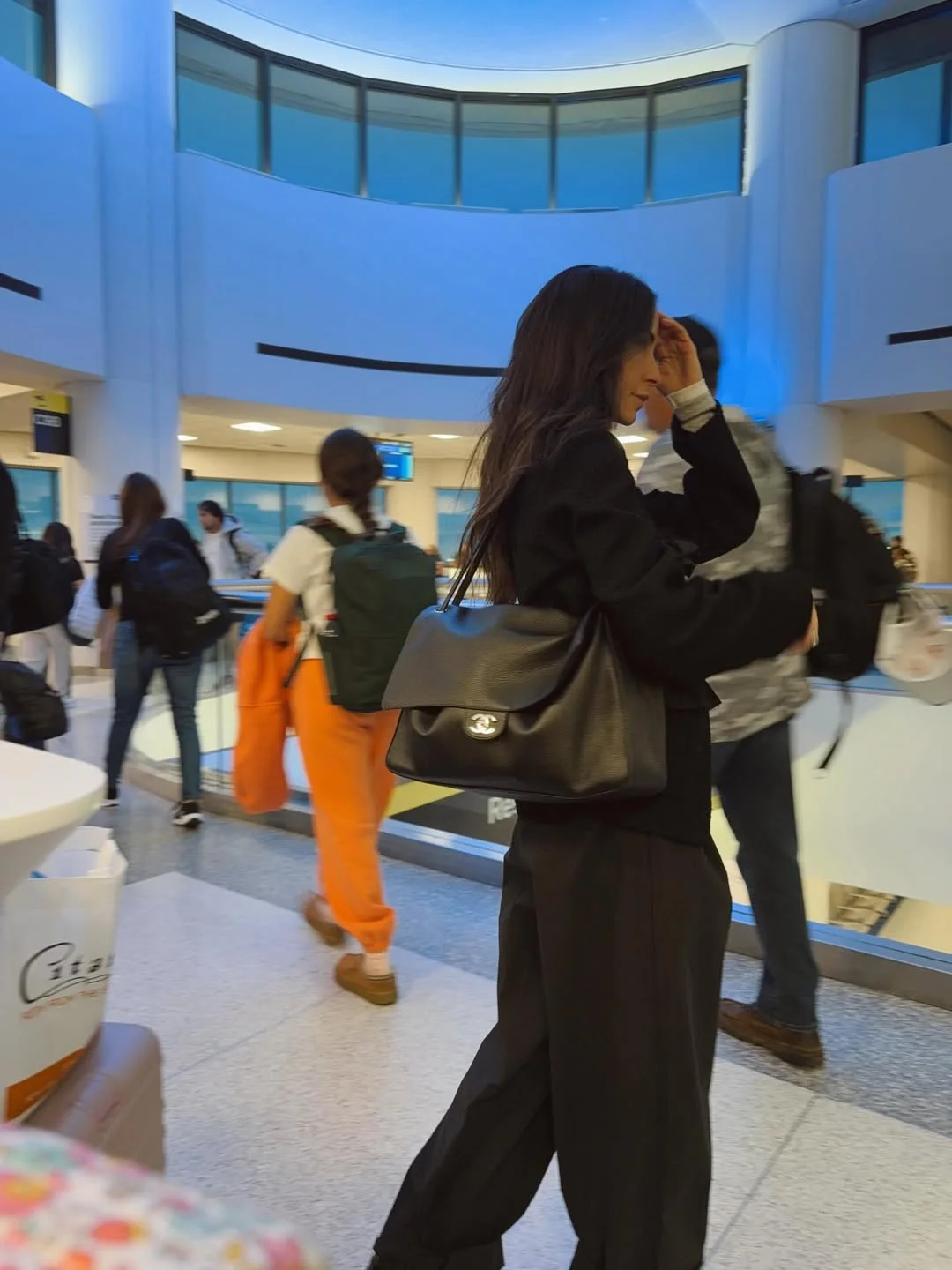 fall travel wardrobe for women 2026 Effortless Airport Style Built Around Tailored Basics