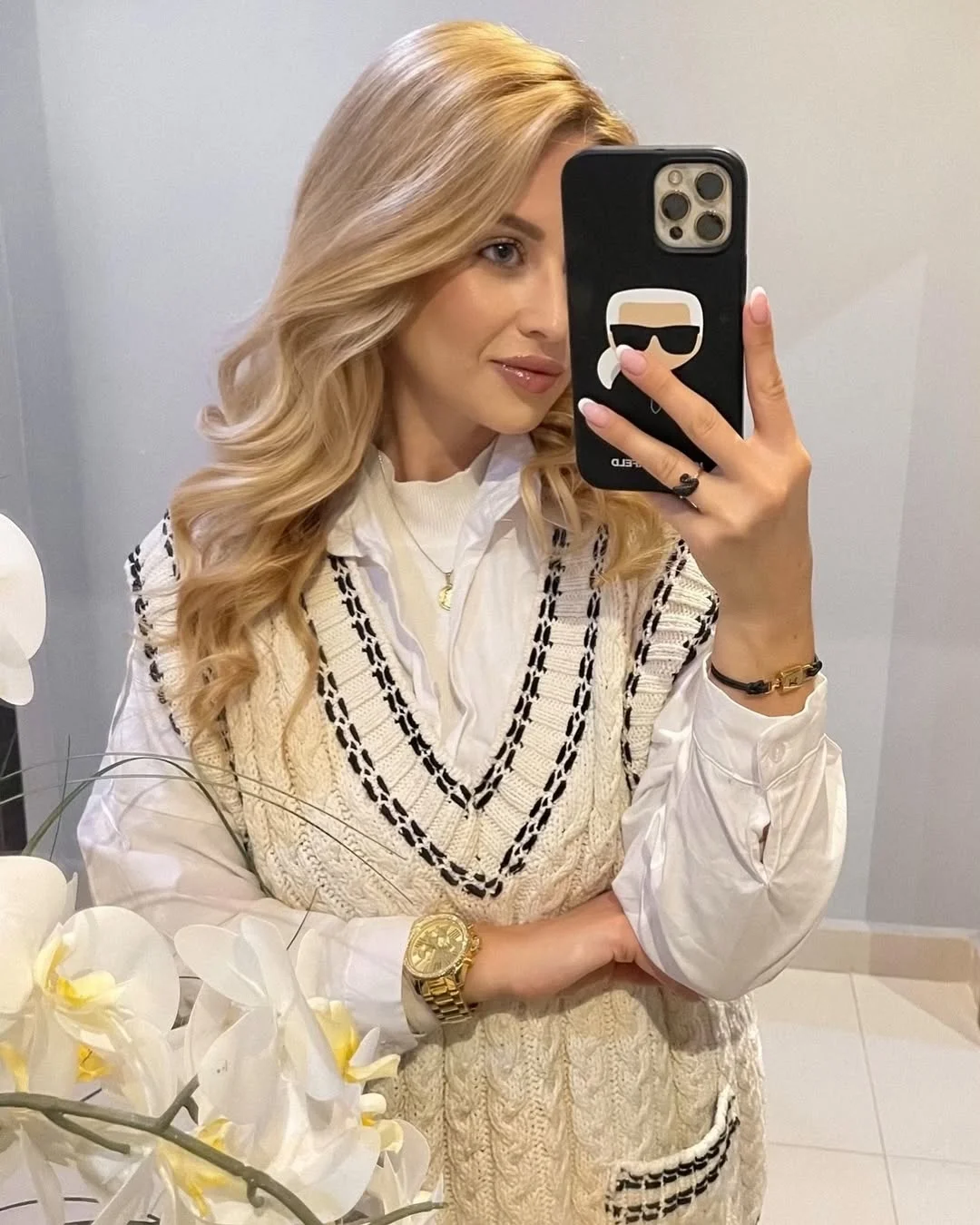 fall vest outfits for women 2026 Classic Cable Knit Sweater Vest with a Preppy Twist