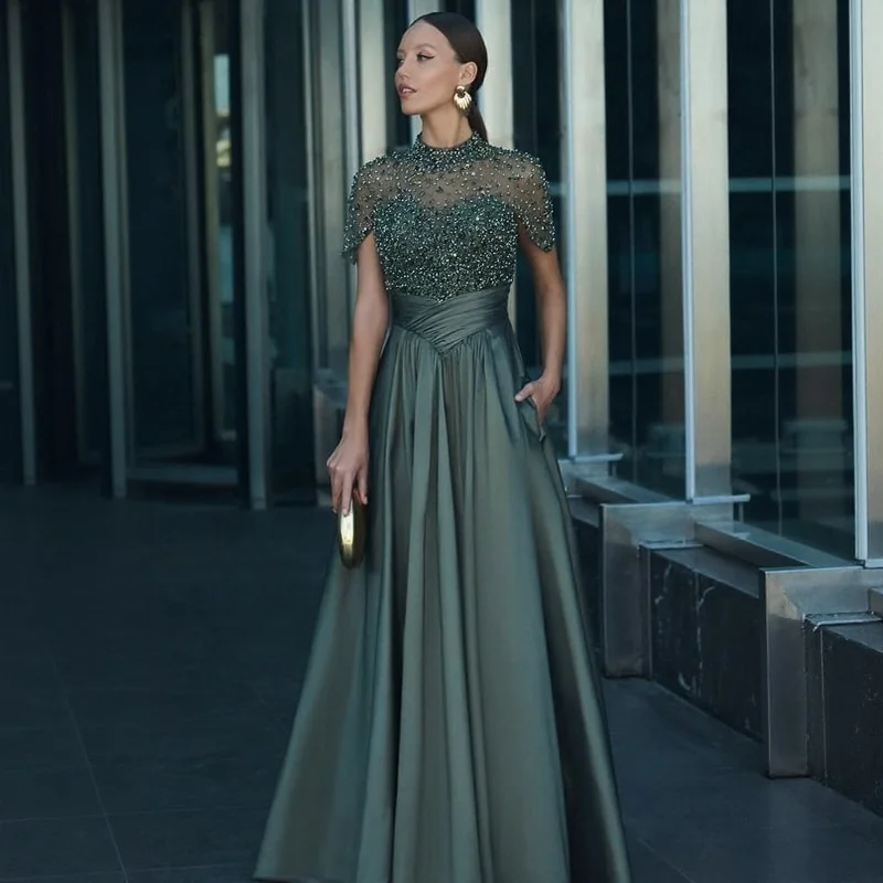 fall wedding guest dress 2026 Dark Beaded Glamour For November Black Tie Weddings