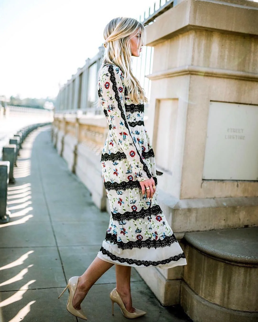 fall wedding guest dress 2026 Floral Lace And Long Sleeves For Romantic Autumn Weddings