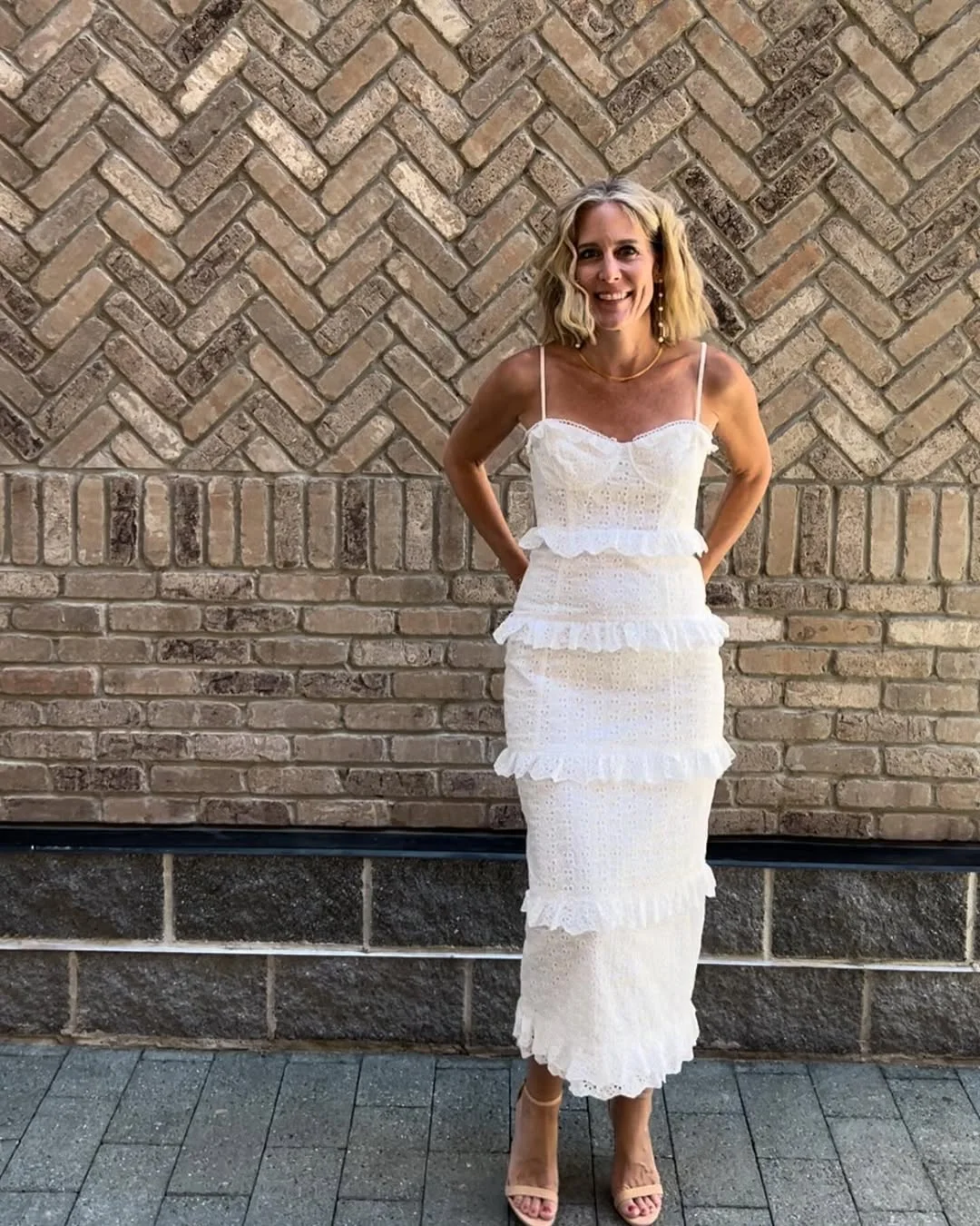 fall wedding guest dress 2026 White Lace Midis With Romantic Vintage Details