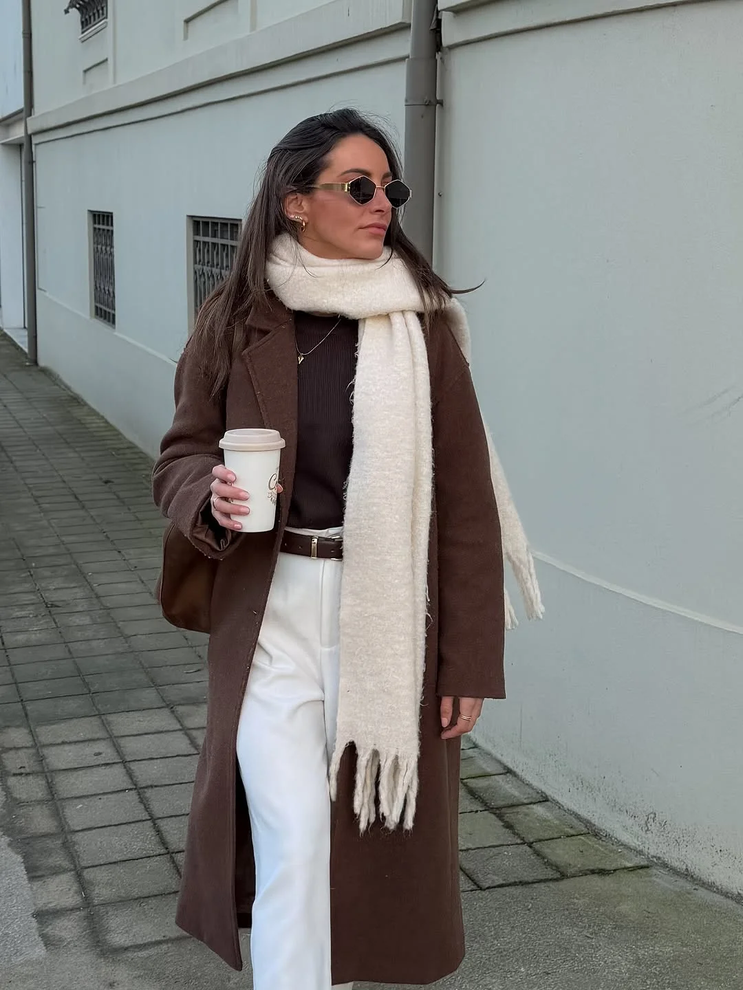 simple fall outfits 2026 Chocolate Brown and Cream Make the Ultimate Autumn Pairing