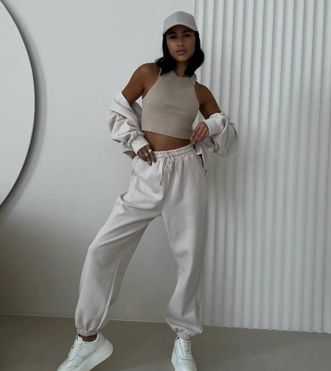 summer to fall outfits 2026 Soft Neutral Athleisure Is Becoming The New Everyday Uniform