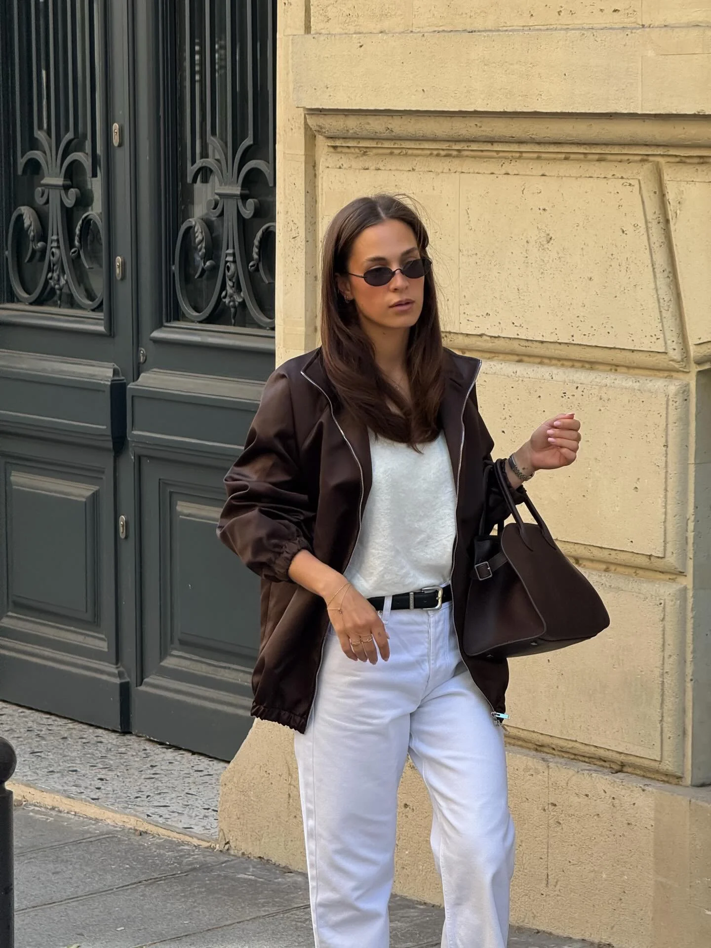 must have fall outfits 2026 Chocolate Brown and White Create the Perfect Contrast