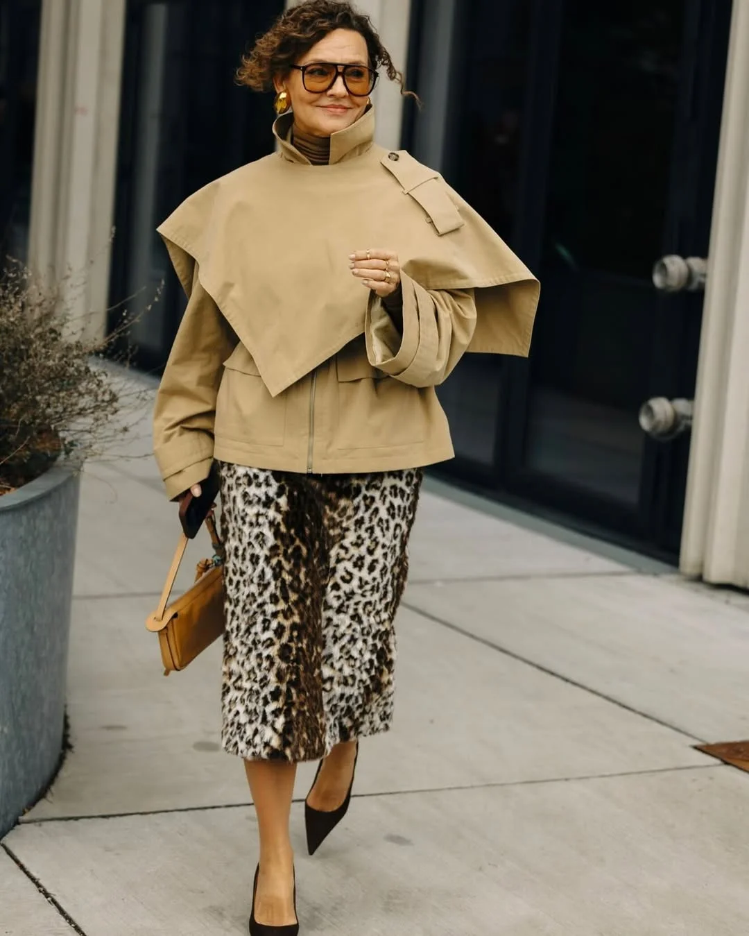 what to wear in fall 2026 over 50 Animal Print Balanced with Elegant Tailoring