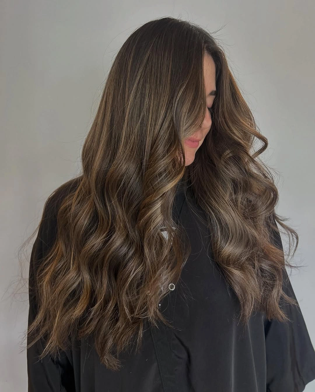 august hairstyles and color ideas 2026 Espresso Brunette Layers With Soft Caramel Movement