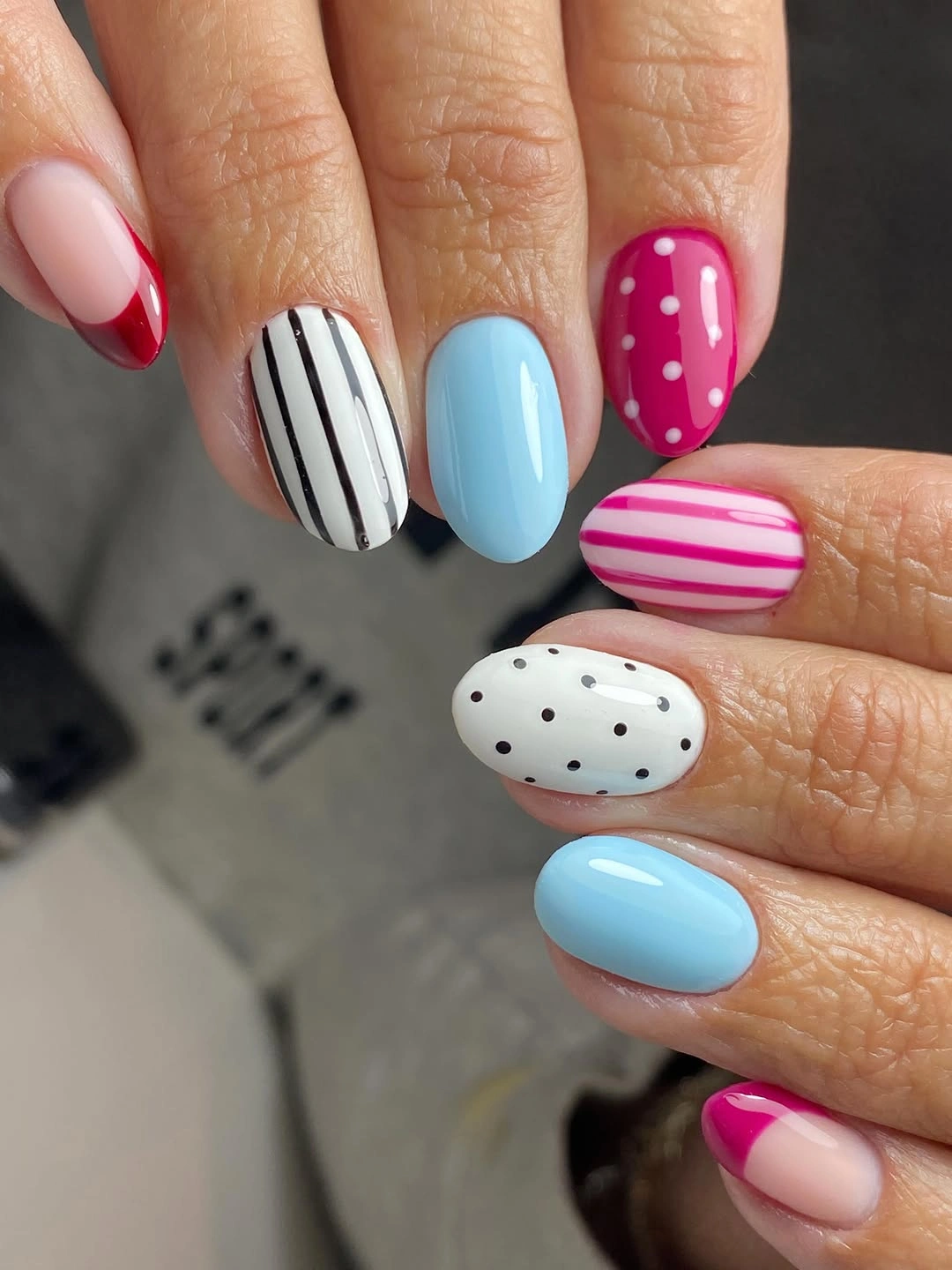 august nails color 2026 Playful Pastel Nails That Celebrate Every Color of August