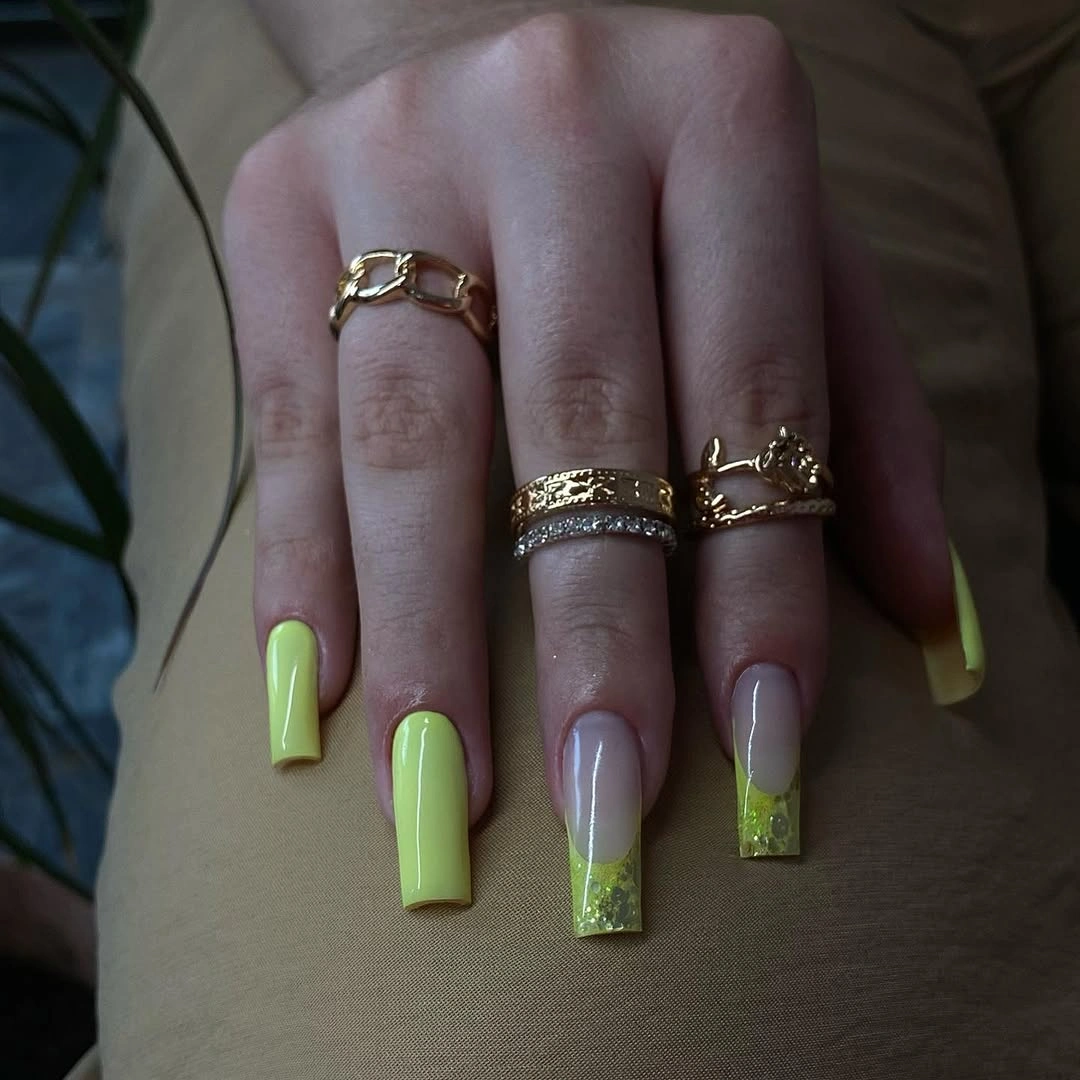 august nails ideas 2026 Lime Green Nails That Keep Summer Alive