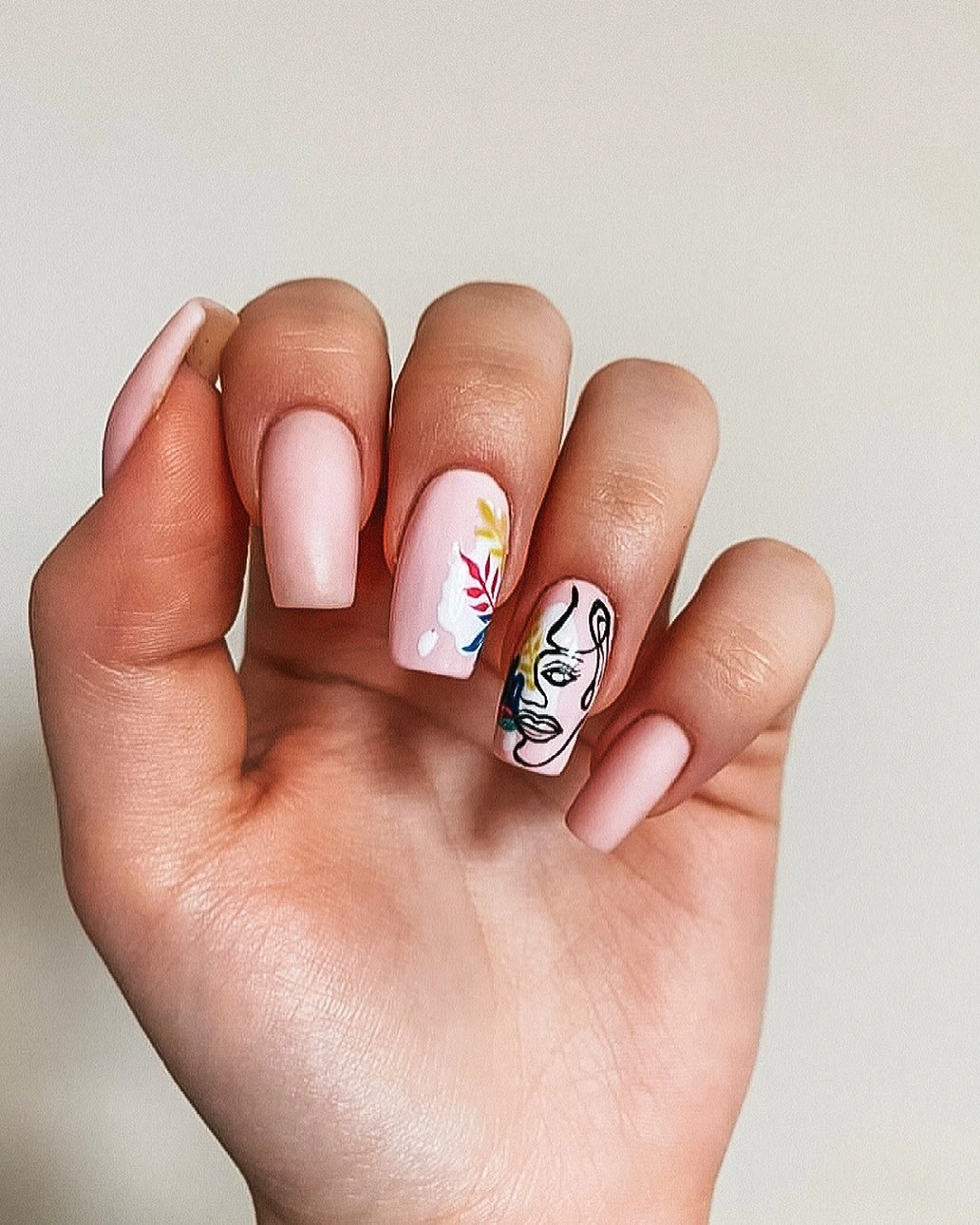 august nails ideas 2026 Minimalist Line Art Nails with a Creative Twist