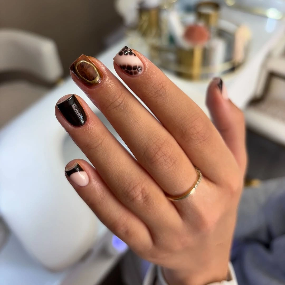 august nails ideas 2026 Chocolate Details That Welcome Late Summer