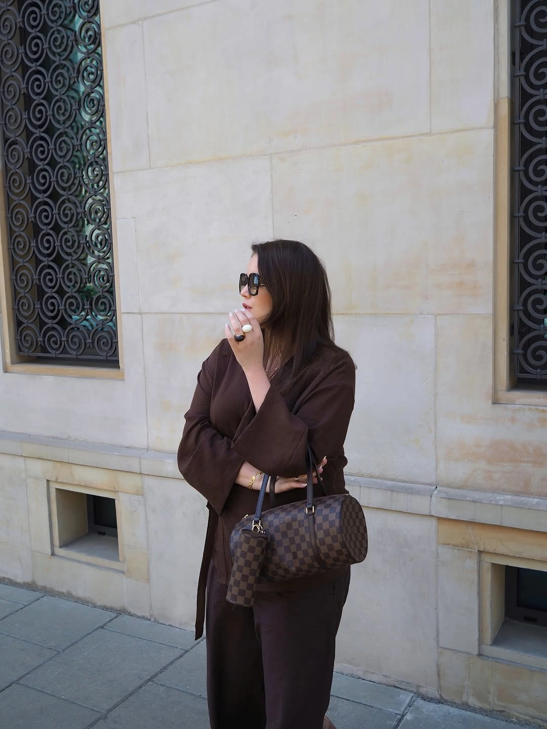 august outfits 2026 Chocolate Brown Monochrome for Sophisticated Late Summer Style