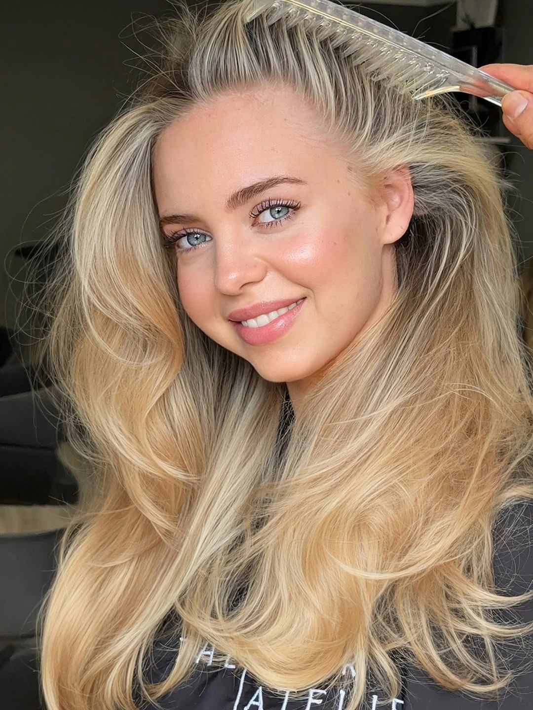 babylights hair ideas Golden Blonde Babylights with Big Soft Layers