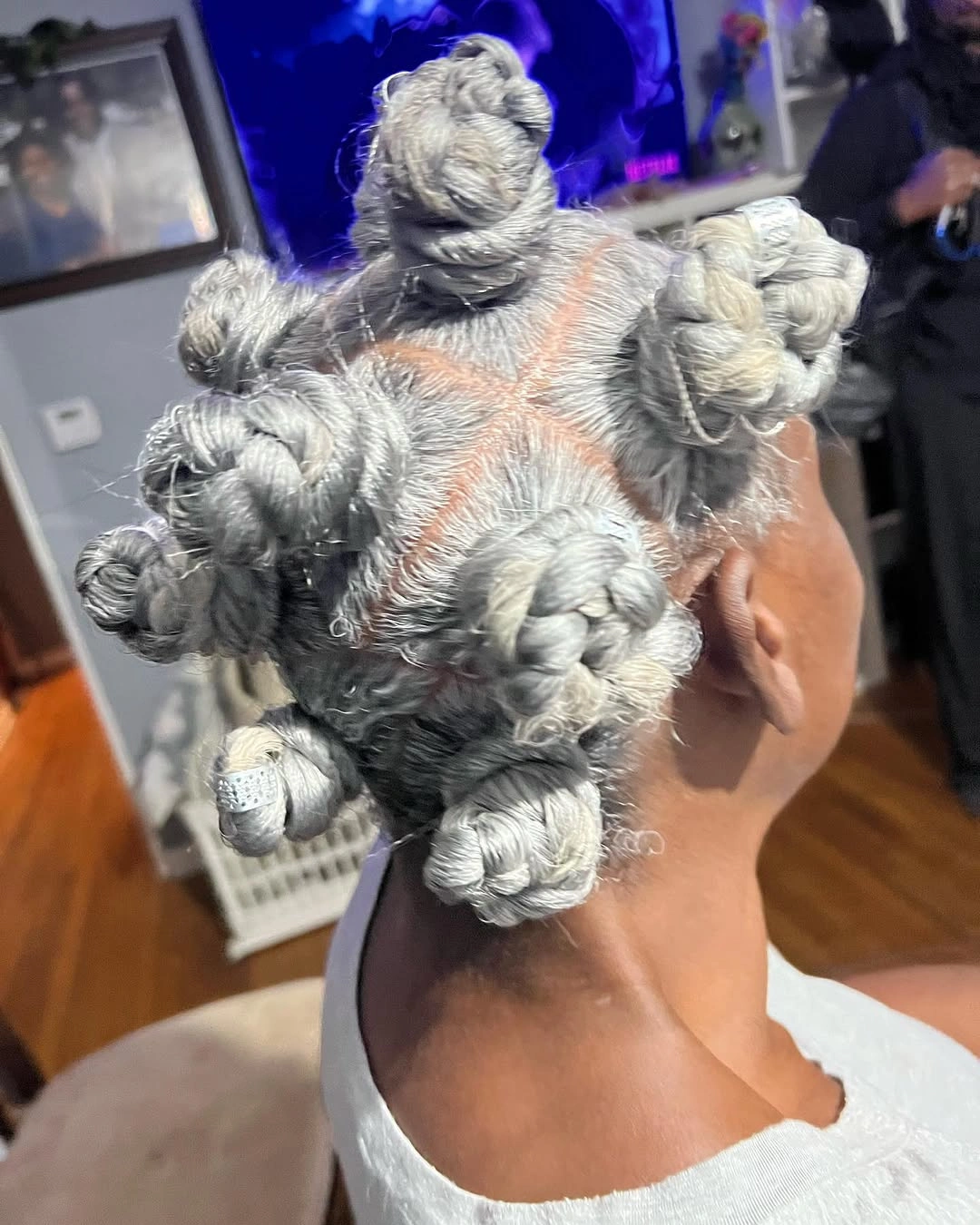 bantu knots hairstyles Silver Bantu Knots That Celebrate Every Stage of Hair