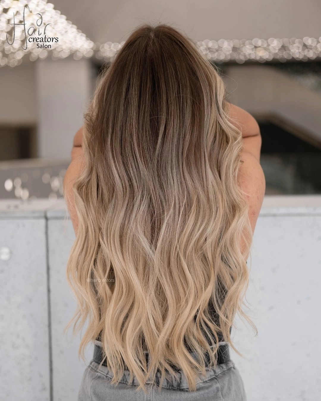 beige blond hair color Bright Beige Blonde Balayage with Soft Contrast