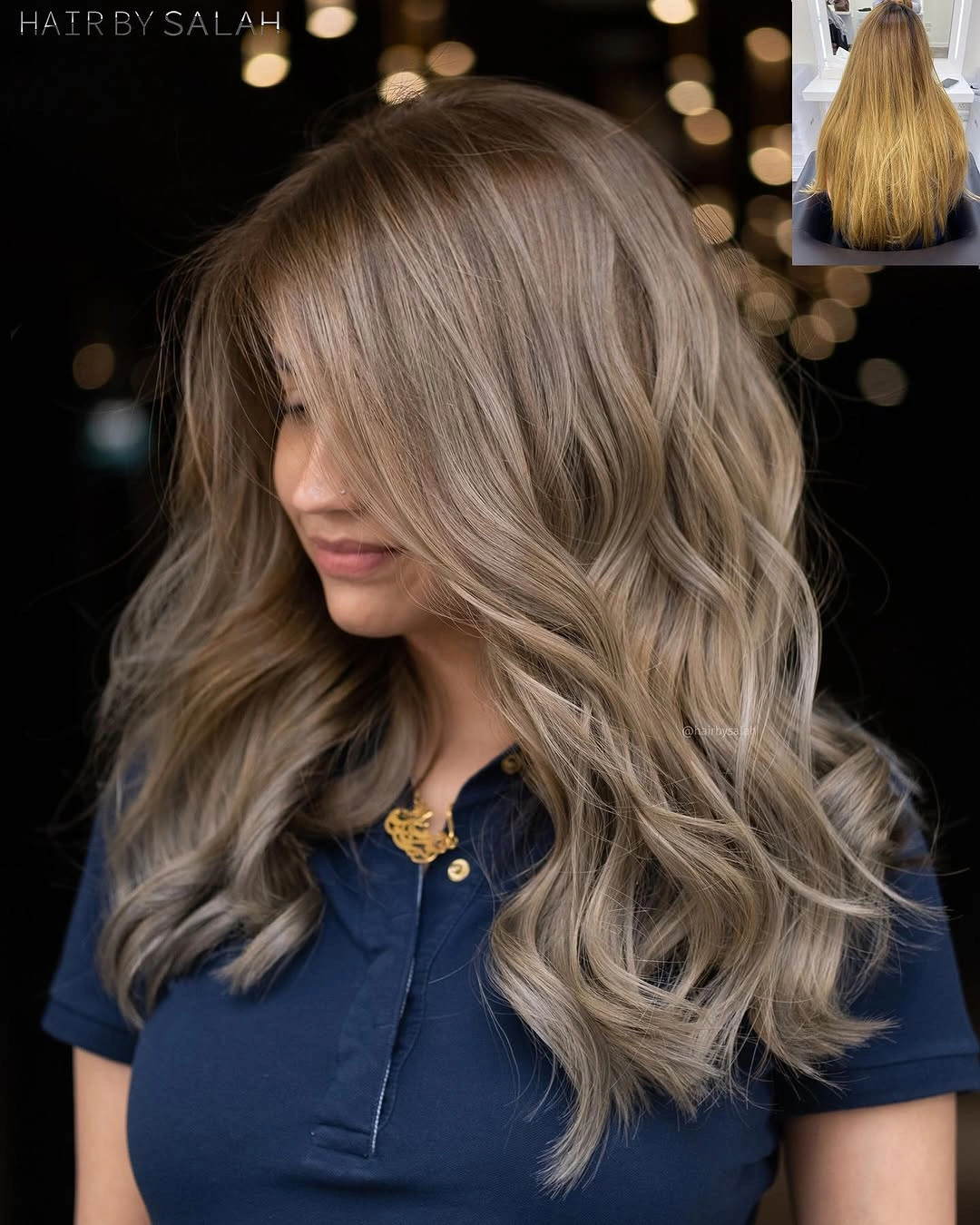 beige blond hair color Smoky Beige Blonde with Elegant Ash Finish