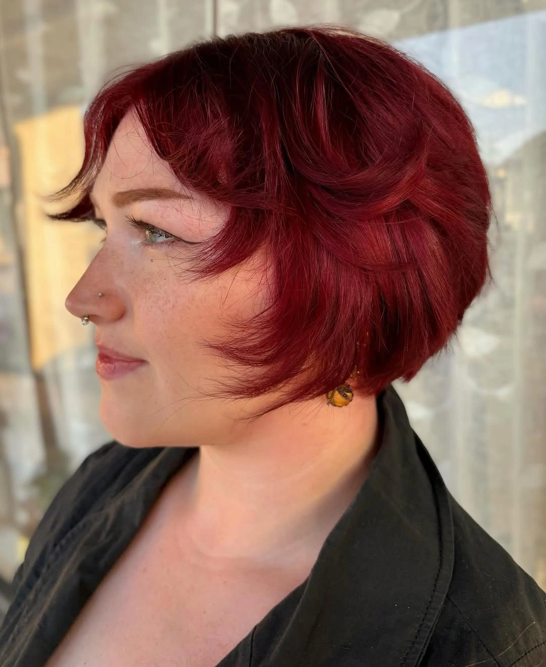 bixie haircut Rich Red Bixie That Makes Every Layer Glow