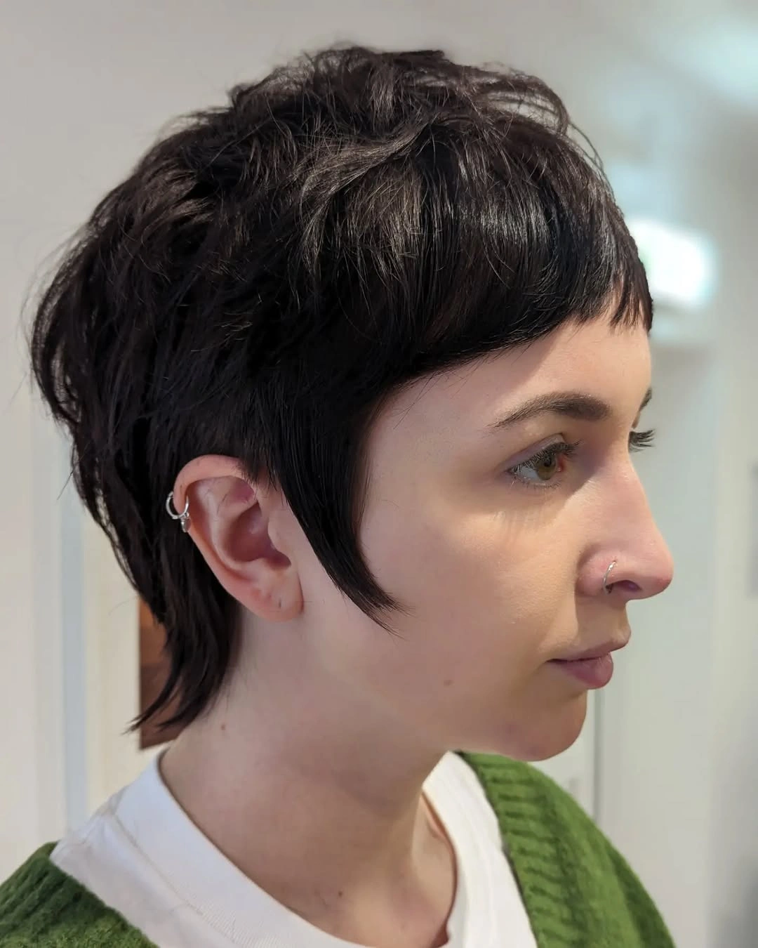 bixie haircut Modern Wolf-Inspired Bixie with Feathered Texture