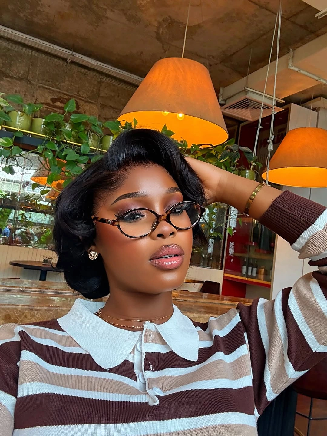 bob hairstyles for black women Vintage Curled Bob That Brings Old Hollywood Back