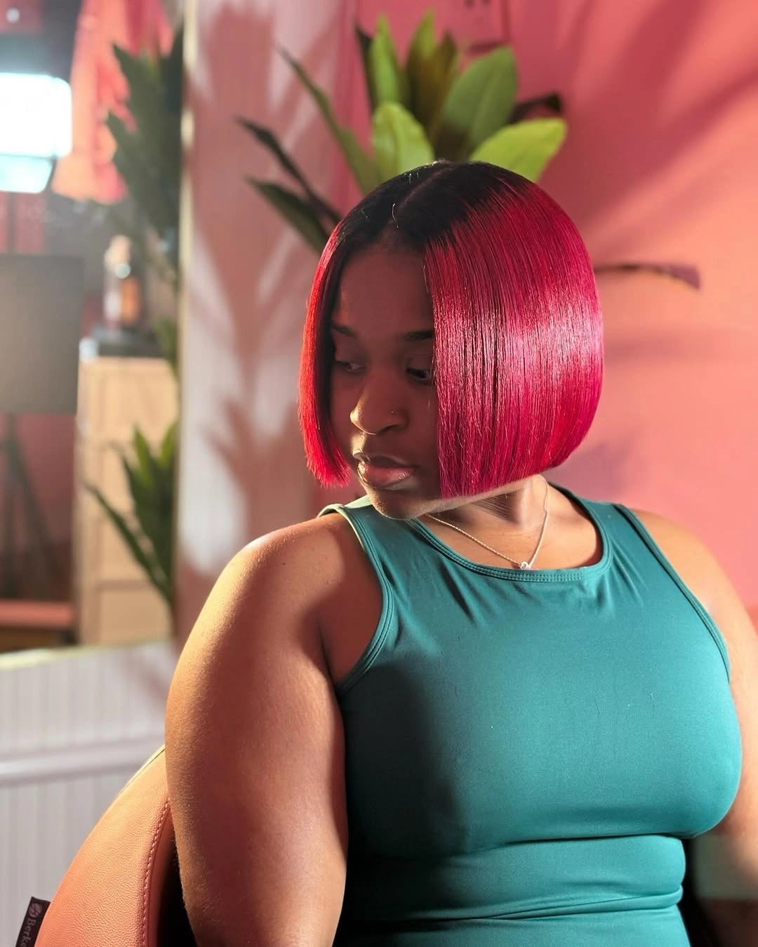 bob hairstyles for black women Bold Cherry Red Bob for Women Who Love Statement Color
