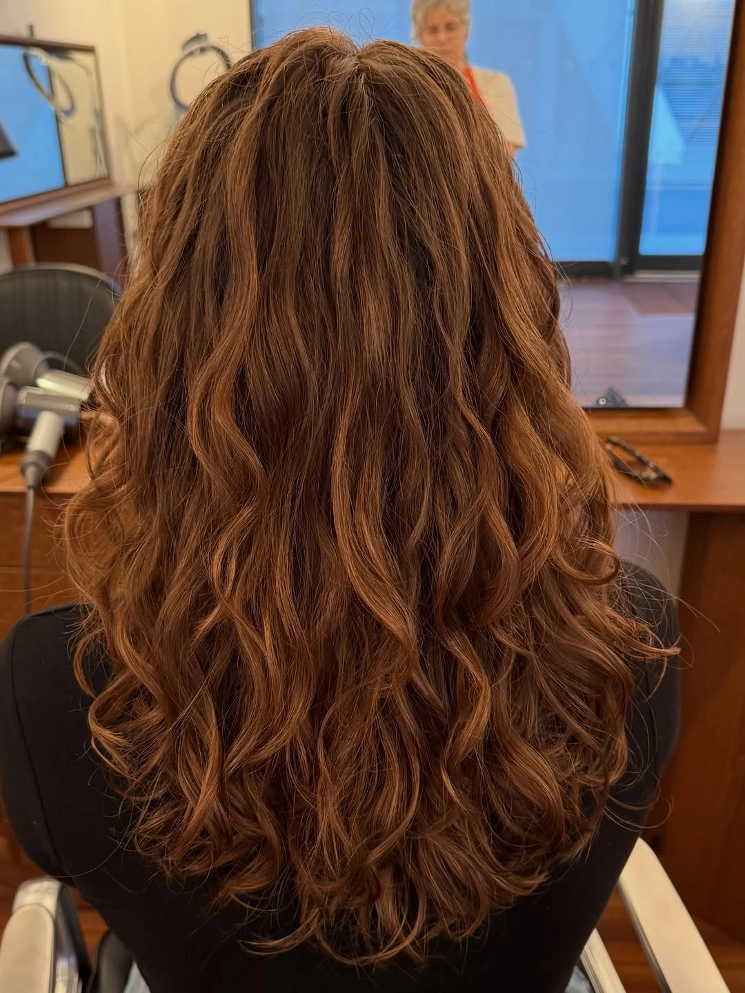 body waves hairstyle Natural Copper Waves Full of Soft Texture