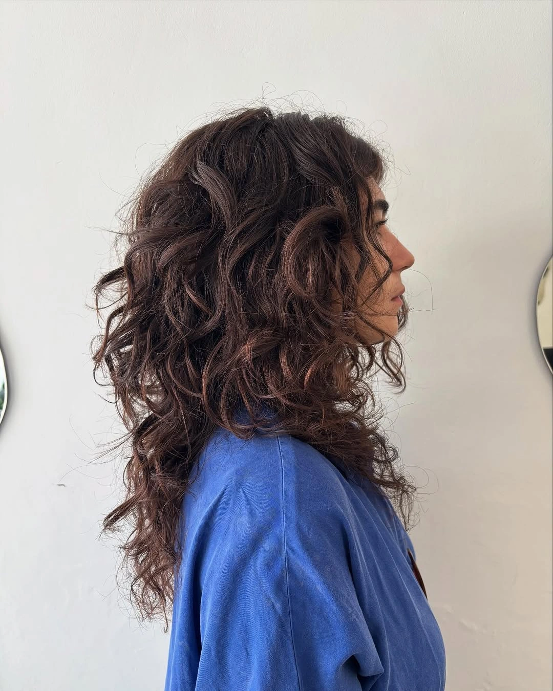 body waves hairstyle Modern Curly Body Waves With Layered Volume