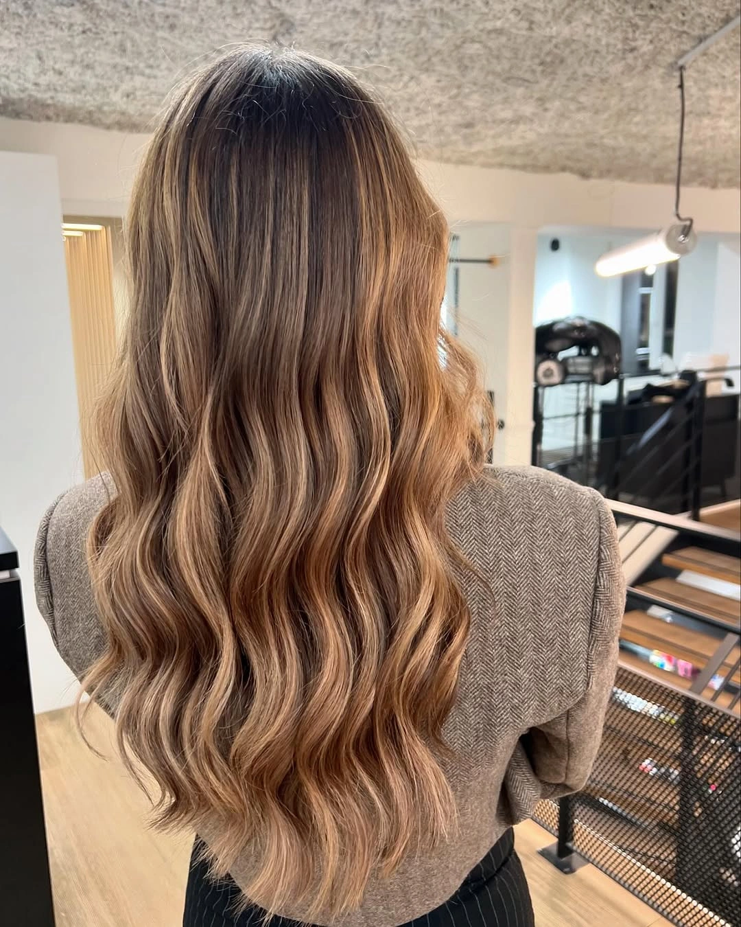 body waves hairstyle Soft Caramel Waves That Look Naturally Sunlit