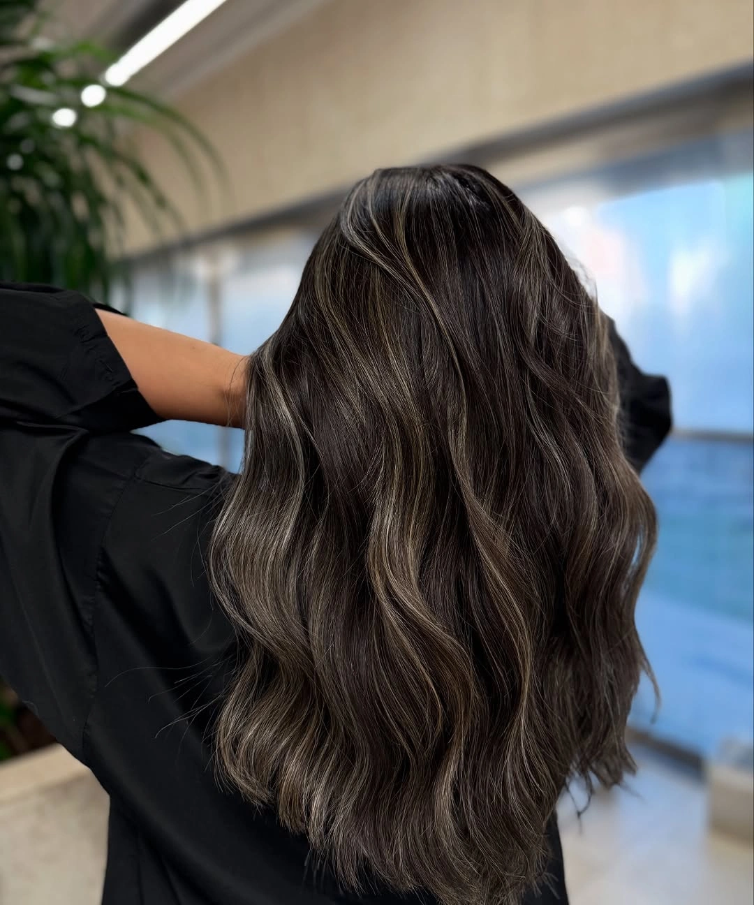 dimensional brunette hair color Cool Mocha Ribbons for Effortless Everyday Glamour