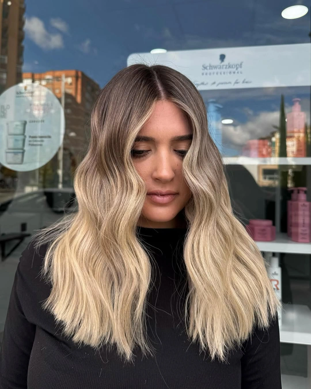 dirty blonde hair color Rooted Dirty Blonde Balayage With Soft Summer Contrast