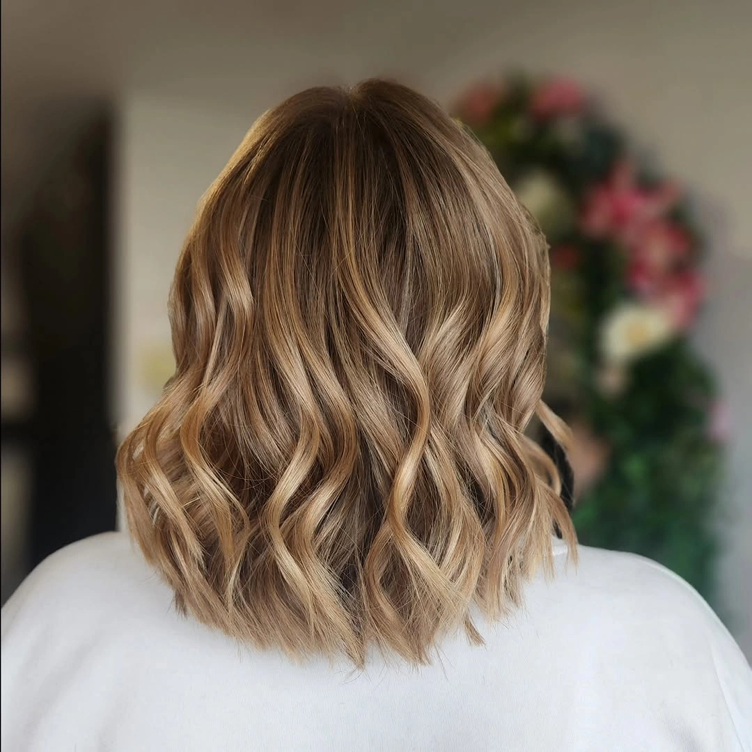 dirty blonde hair color Warm Beige Dirty Blonde Bob Full of Dimension