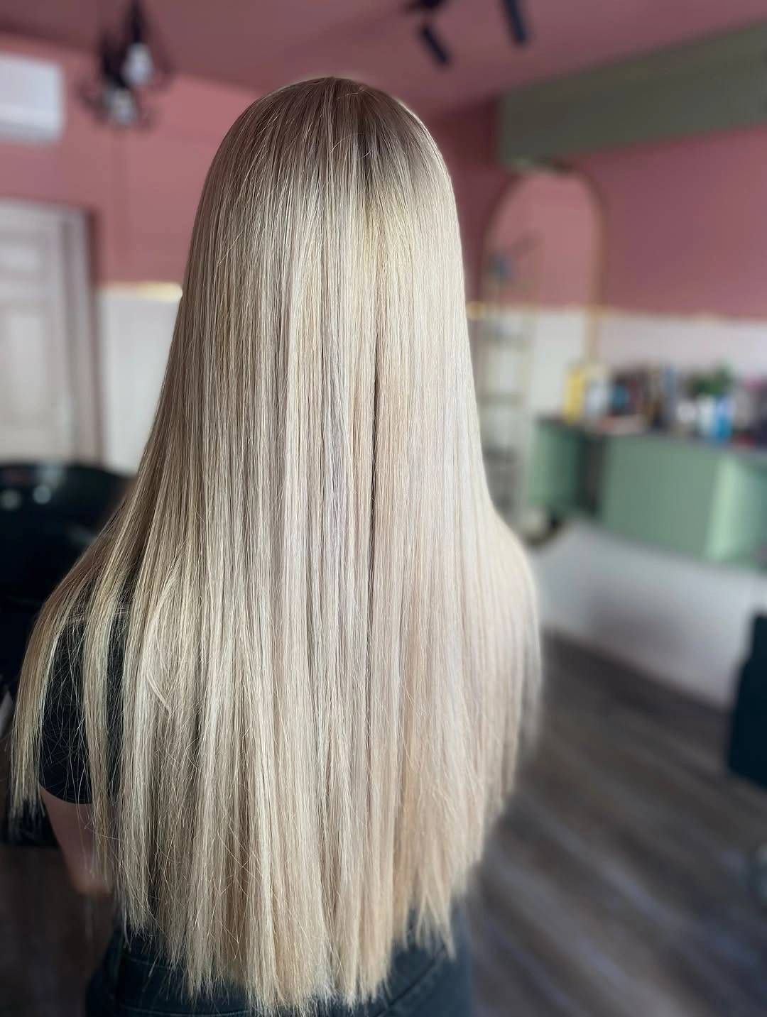 dirty blonde hair color Ultra-Sleek Dirty Blonde That Highlights Every Tone