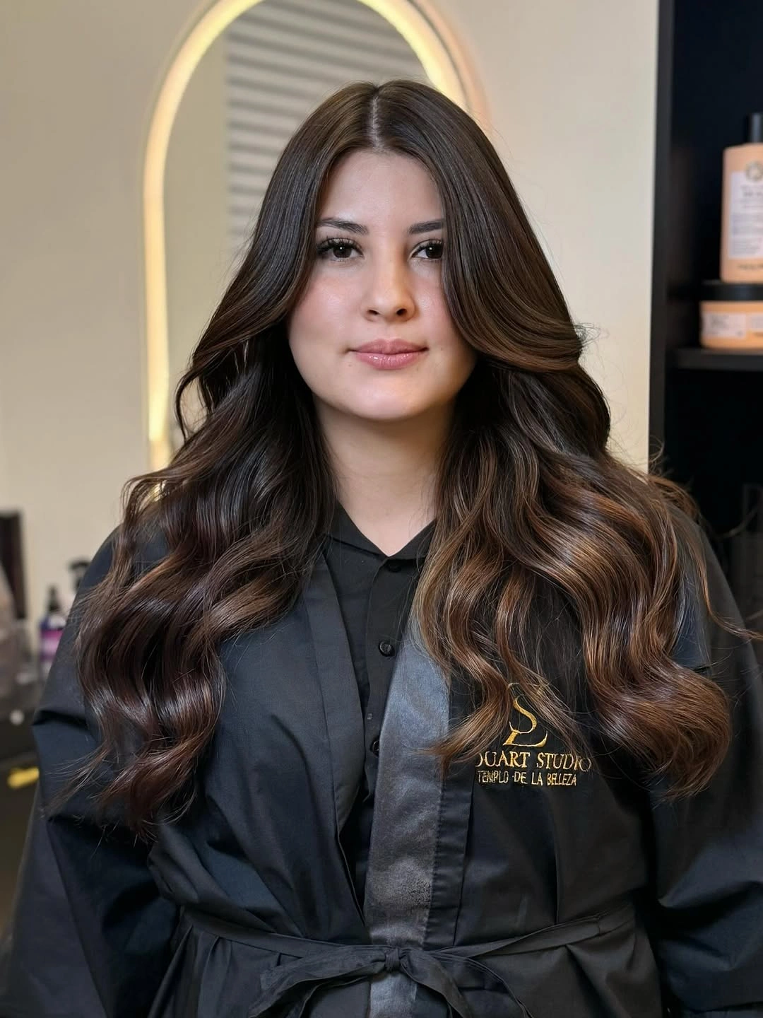 Fall brunette hair colour 2026 Chocolate Brunette with Soft Caramel Waves