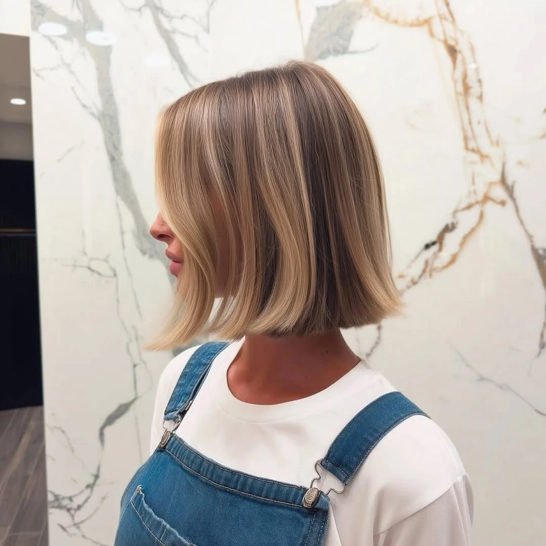 fall French Bob 2026 Dimensional Blonde French Bob With Minimalist Lines