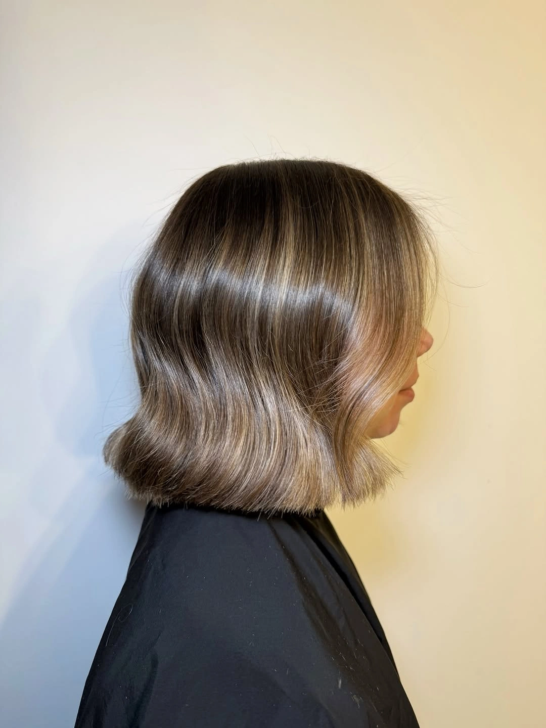 fall French Bob 2026 Glossy Mushroom Brown With Relaxed Movement