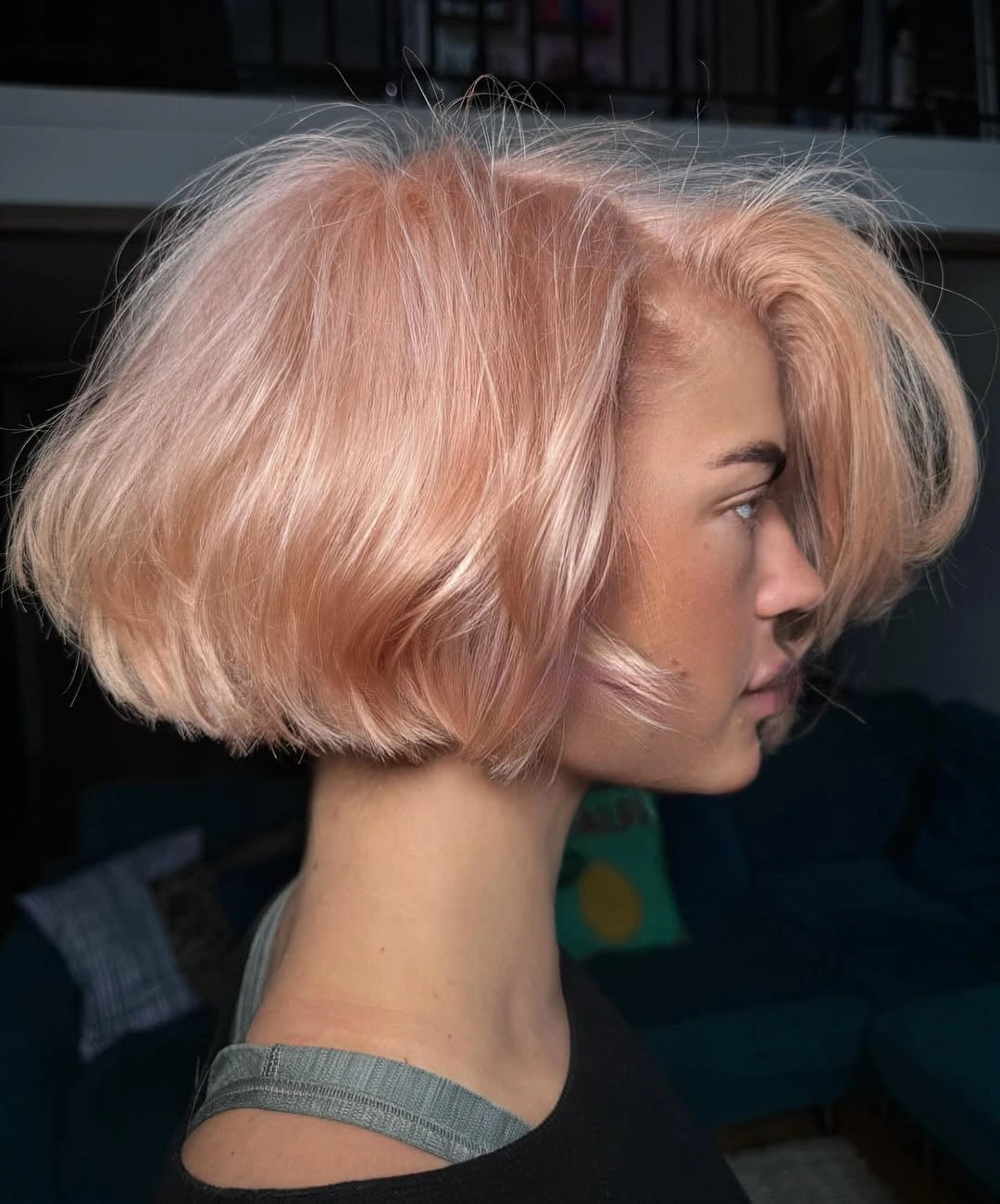 fall French Bob 2026 Pastel Blush French Bob With Vintage Volume