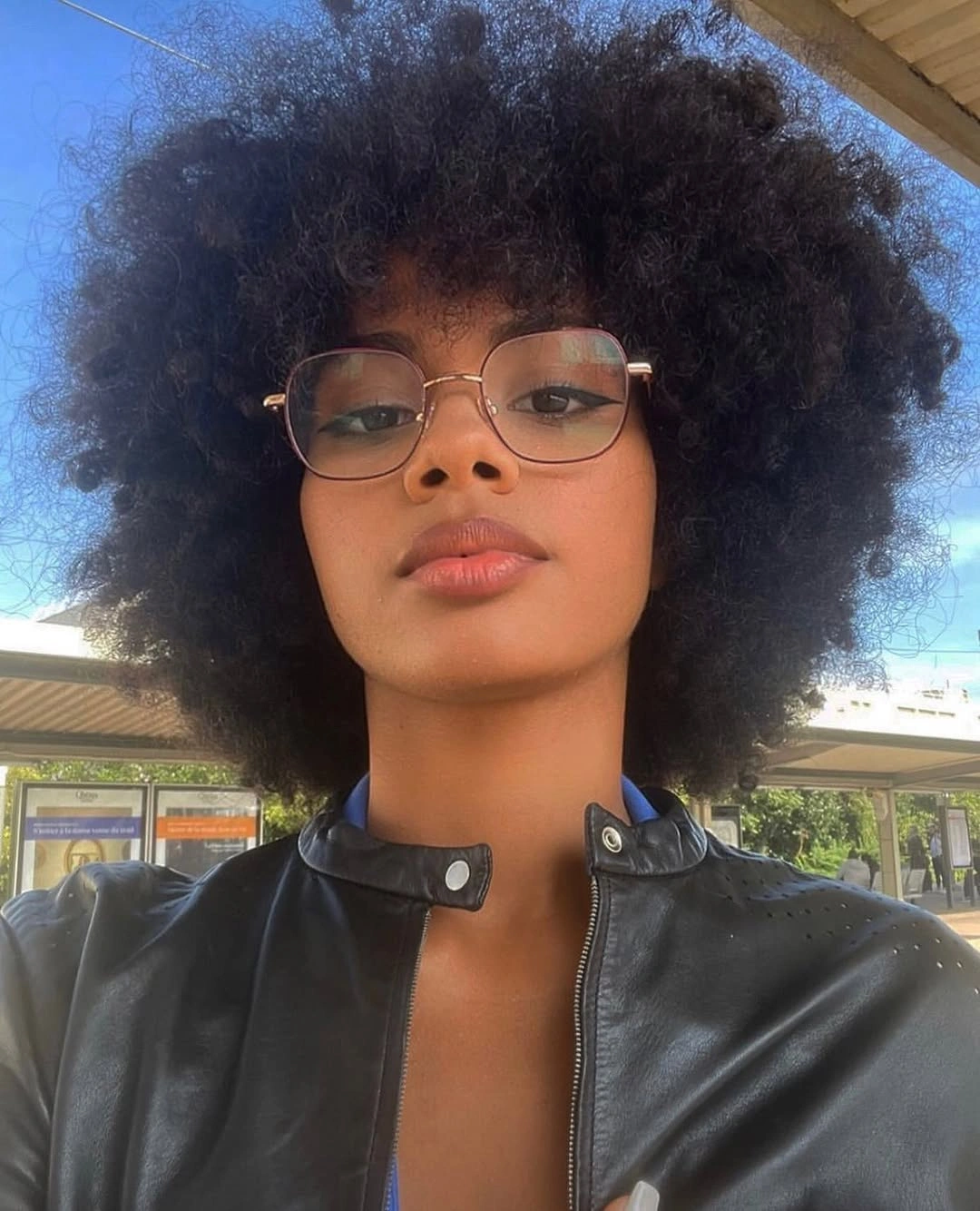 fall hair colors for black women 2026 Classic Natural Afro With Everyday Confidence