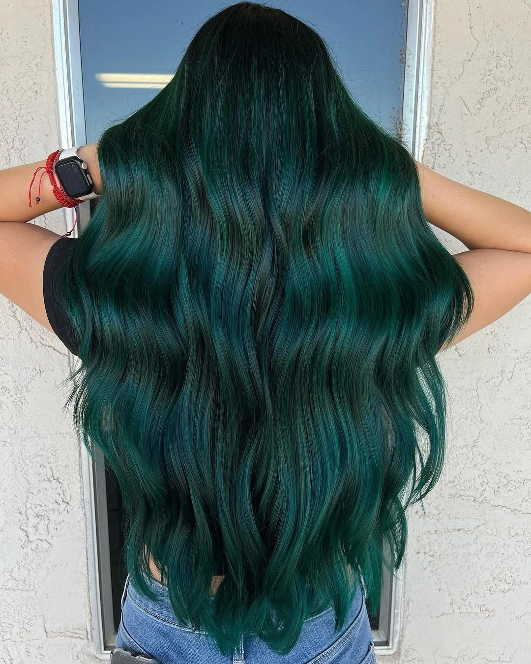 Fall hair colour ideas 2026 Emerald Midnight Hair That Feels Like Autumn Forests