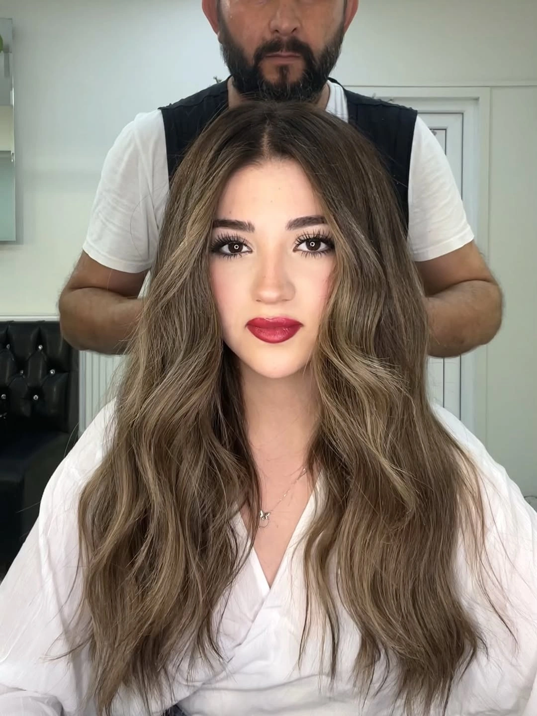 Fall hair colour ideas 2026 Smoky Mushroom Brunette With Soft Dimension