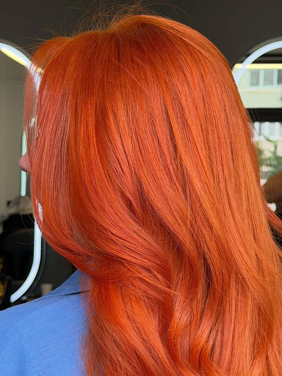 Fall hair colour ideas 2026 Burnt Apricot Copper That Lights Up Autumn