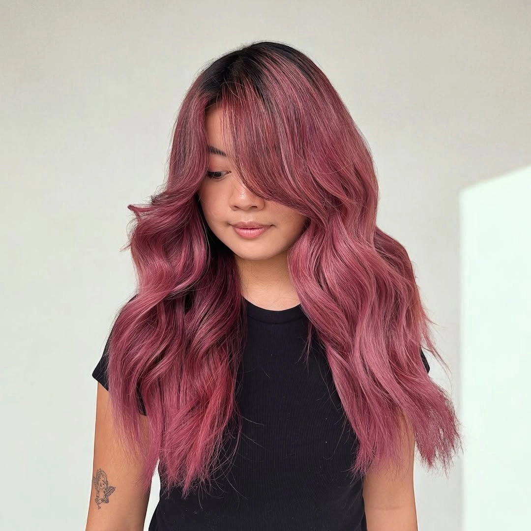 fall hairstyles 2026 Dusty Rose Layers That Bring a Fresh Twist to Fall