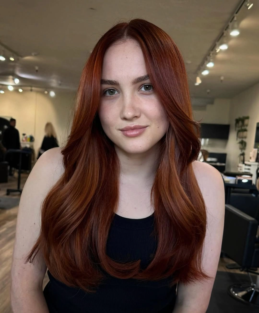 fall hairstyles 2026 Rich Cinnamon Layers That Make Fall Feel Even Warmer