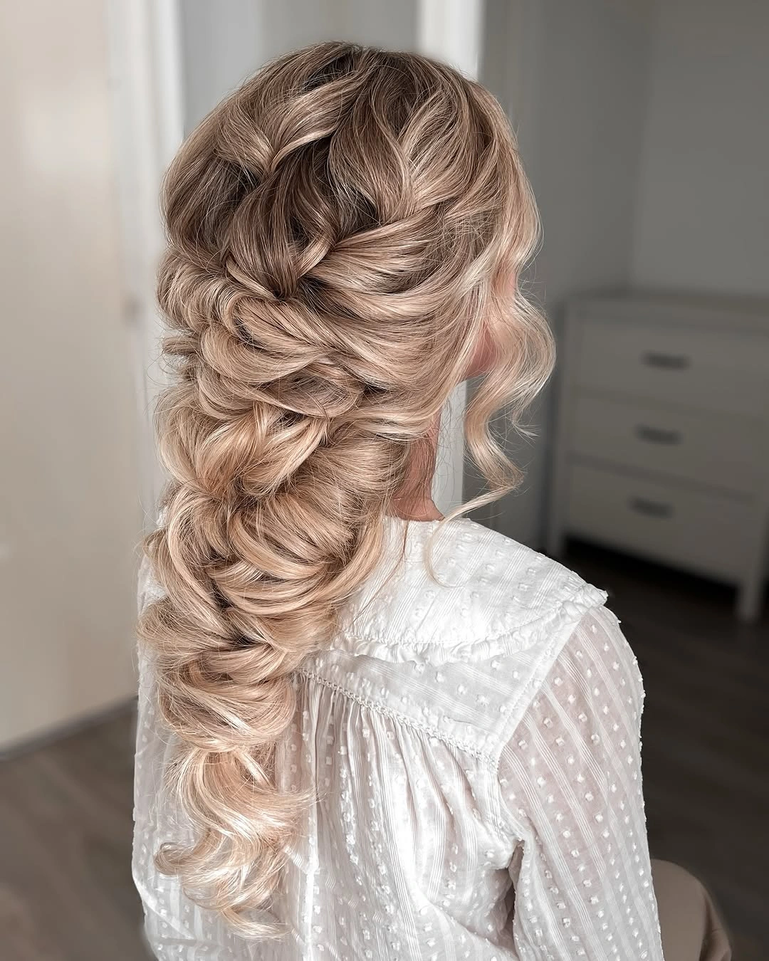 fall hairstyles for long hair 2026 Loose Romantic Fishtail-Inspired Braid