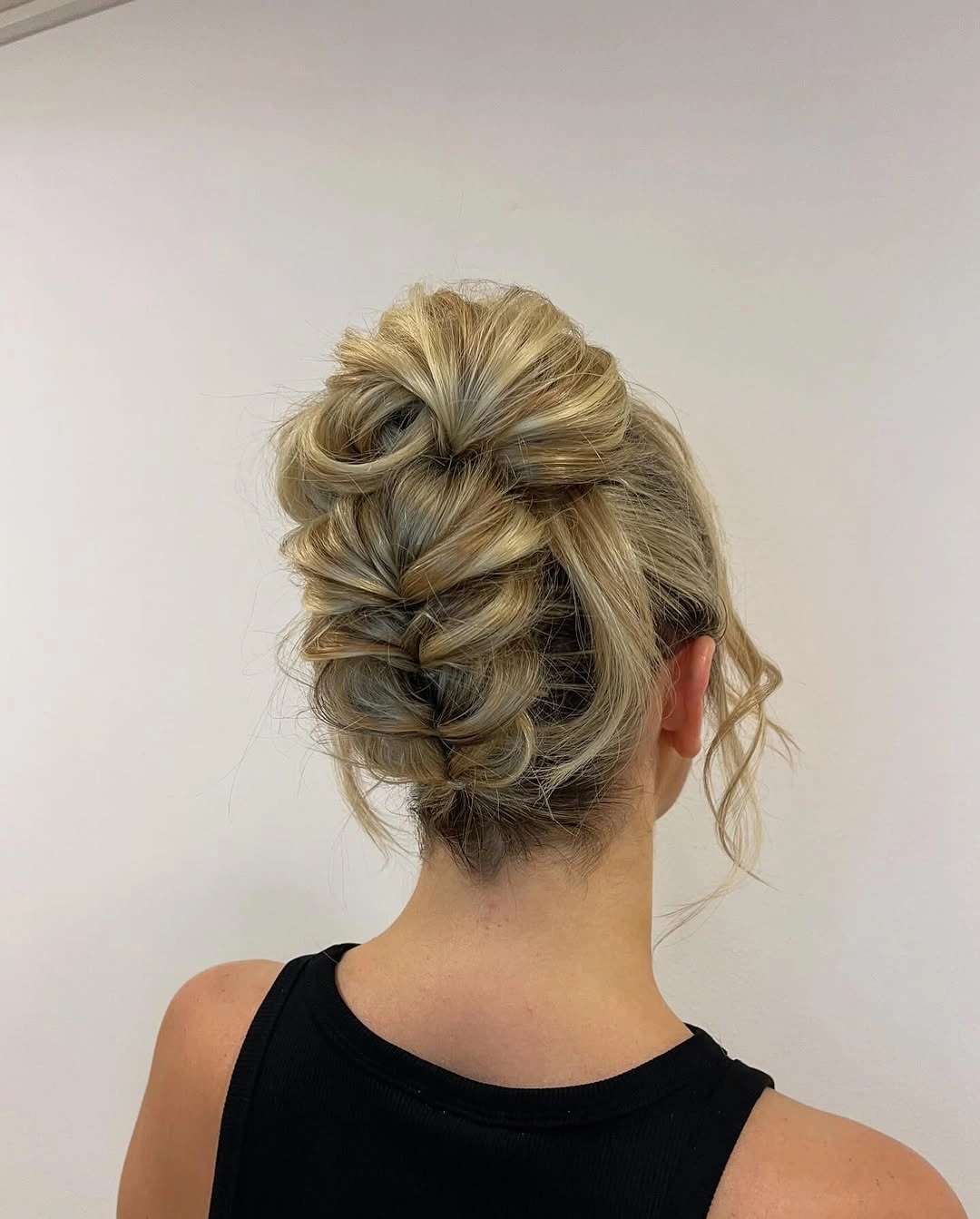 Fall hairstyles for office 2026 Textured Twisted Updo with Soft Volume
