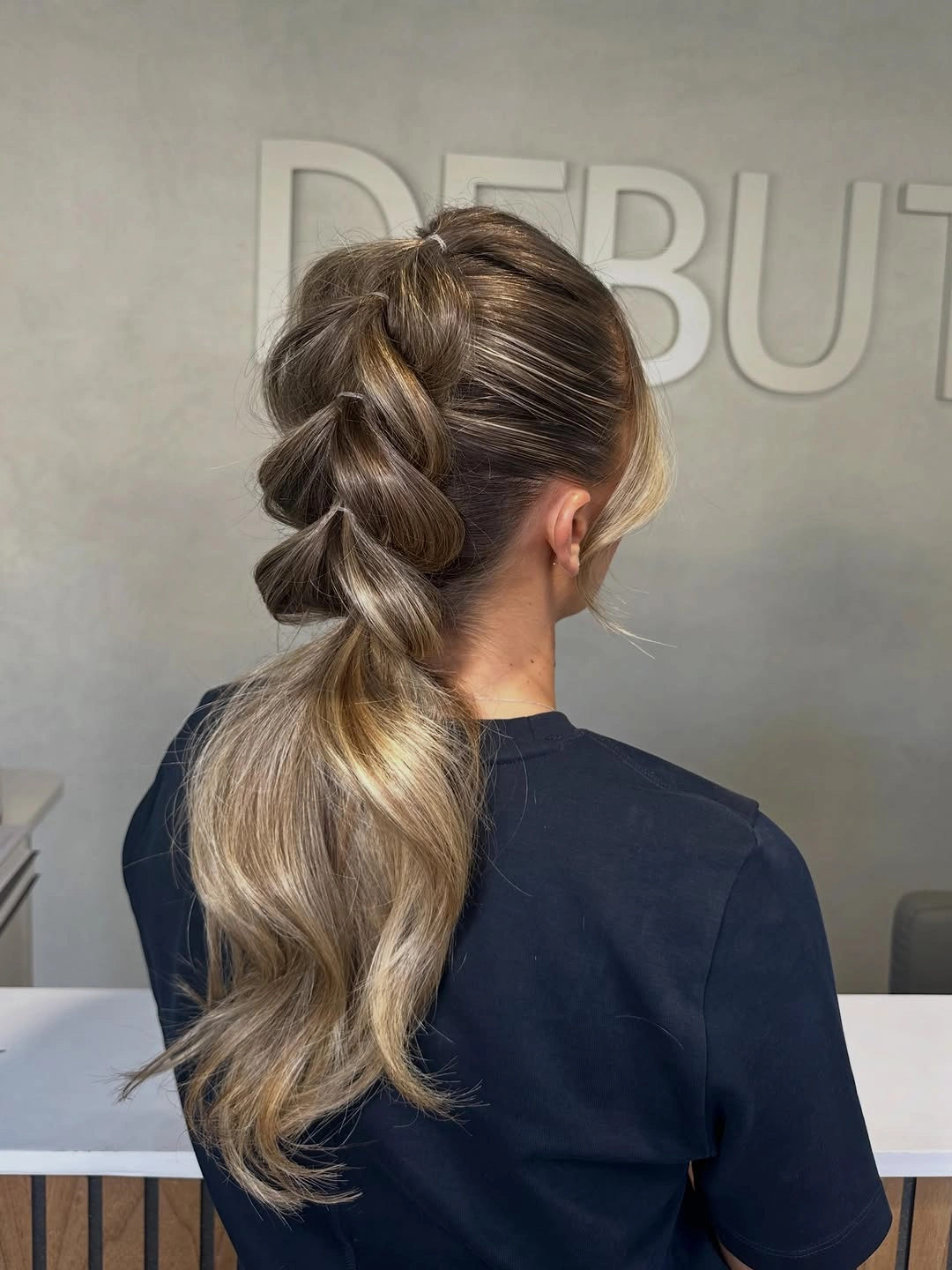 Fall hairstyles for office 2026 Bubble Ponytail with Sleek Office Finish