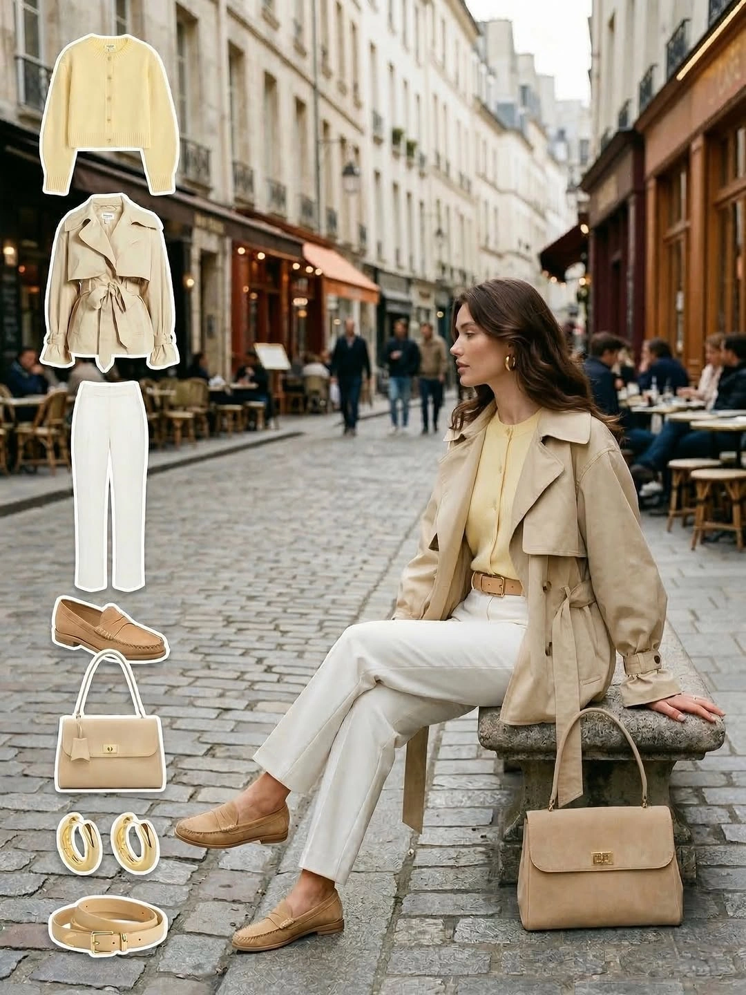 fall outfits with peacoat 2026 Soft Parisian Neutrals That Feel Fresh Every Autumn