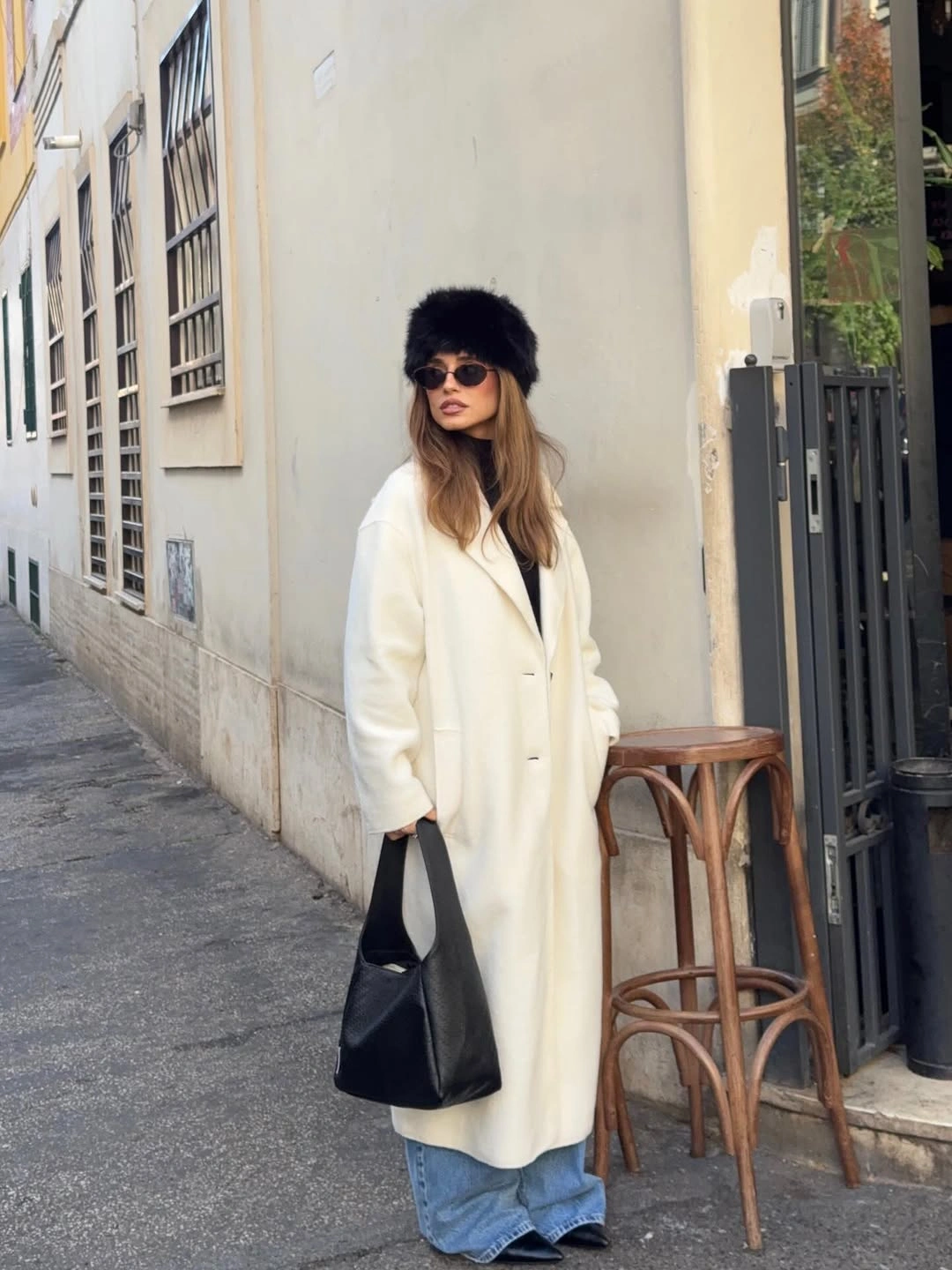 fall professional outfits women 2026 Winter White Coats That Brighten Gray Autumn Days